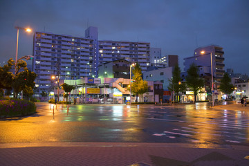 大阪街头夜景