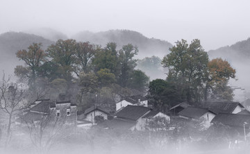 水墨乡村