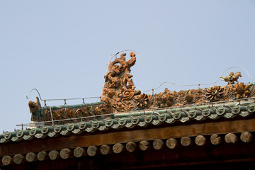 韩城城隍庙庙门脊饰