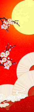 中國(guó)風(fēng)海報(bào)LED屏風(fēng)背景圖