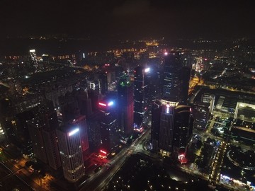 深圳夜景航拍