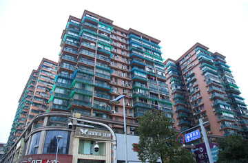 杭州居民楼建筑外景
