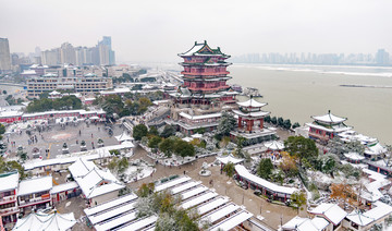 滕王阁雪景