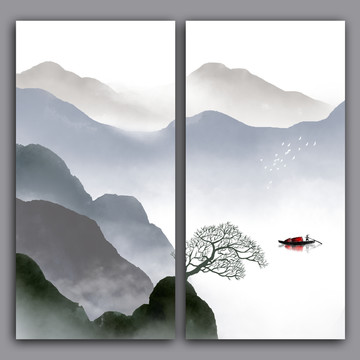 水墨裝飾畫