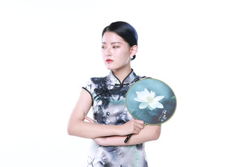 旗袍美女高清攝影圖