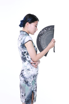 旗袍美女高清攝影圖