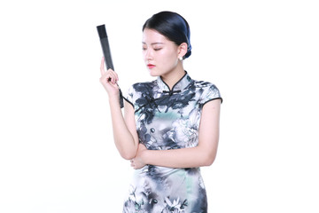 旗袍美女高清攝影圖