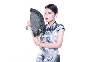 旗袍美女高清攝影圖