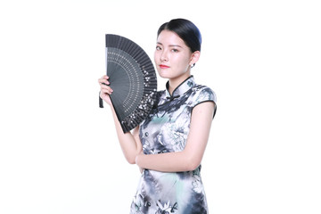 旗袍美女高清攝影圖