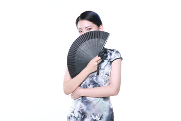 旗袍美女高清攝影圖
