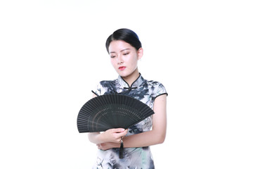 旗袍美女高清攝影圖