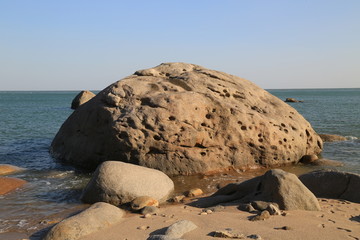 青岛崂山海滨风光