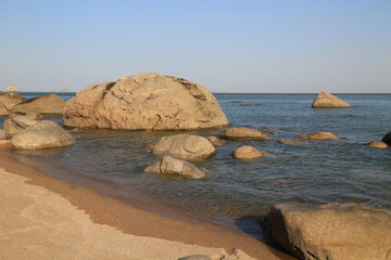 青岛崂山海滨风光