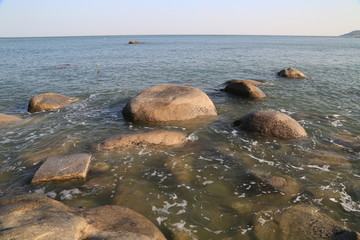 青岛崂山海滨风光