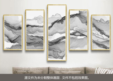 新中式創(chuàng)意山水裝飾畫(huà)