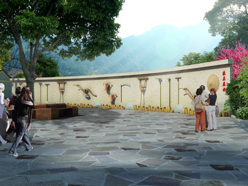 農(nóng)具展示墻