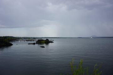 老黑山湖景