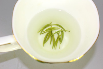 绿茶新茶茶汤茶素材