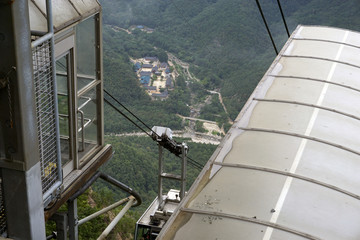 韩国雪岳山国家公园缆车站房