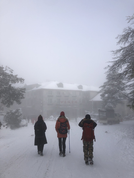 庐山雪景