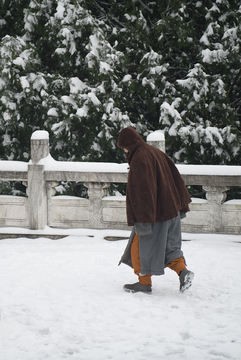 雪地寺庙