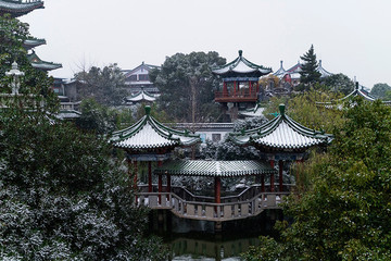 滕王阁雪景