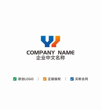 WY字母logo