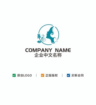 化妆品女性logo