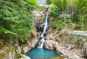 瀑布山水