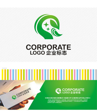 P字母logo