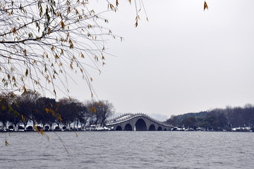 象湖雪景