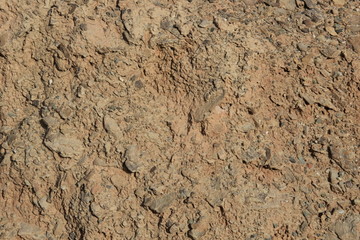 丹霞地貌褐色泥土