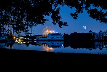 福州西湖夜景