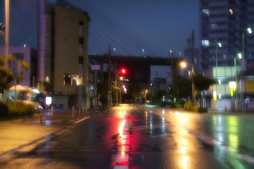 大阪街头夜景