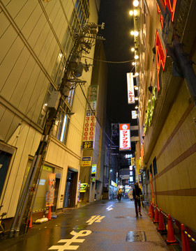 大阪街头夜景