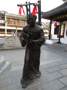 赴京赶考人物雕塑