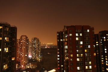 城市高楼夜景