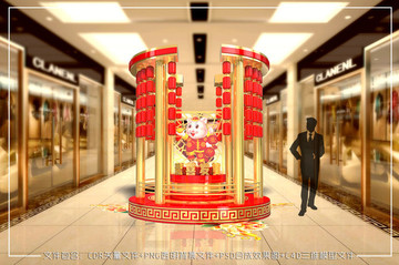 豬年新春展示造型