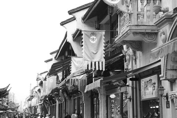 杭州老照片黑白照