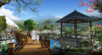 園林景觀效果圖