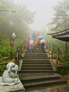 峨眉山阶梯