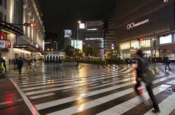 大阪街头夜景