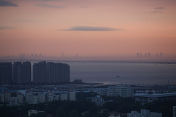 青島暮色角洲大橋
