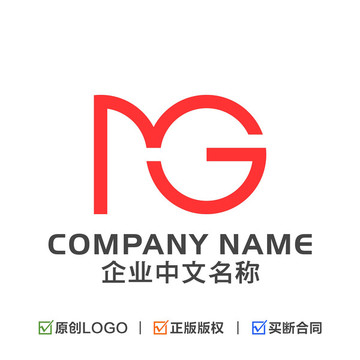 字母MG组合标志