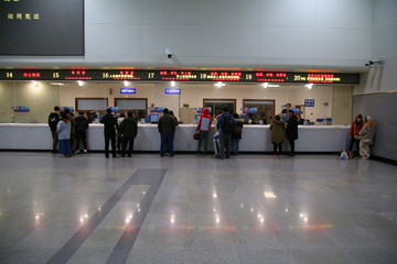 火车站售票大厅