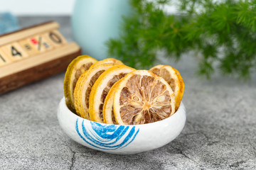 黃色檸檬片