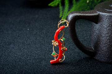 珊瑚掛墜