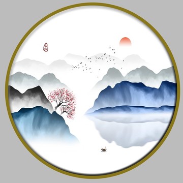 山水装饰画