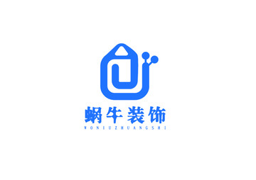 蜗牛装饰logo标志