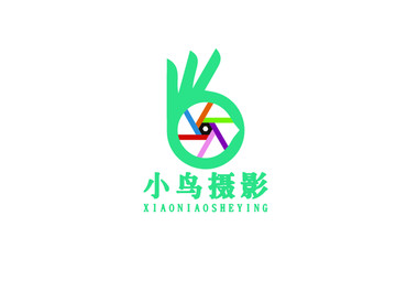 小鸟摄影logo标志